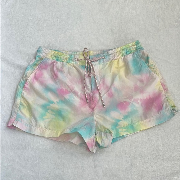 American Eagle Women’s Pastel Athletic Summer Beachy Breathable Running Shorts M - Picture 1 of 8